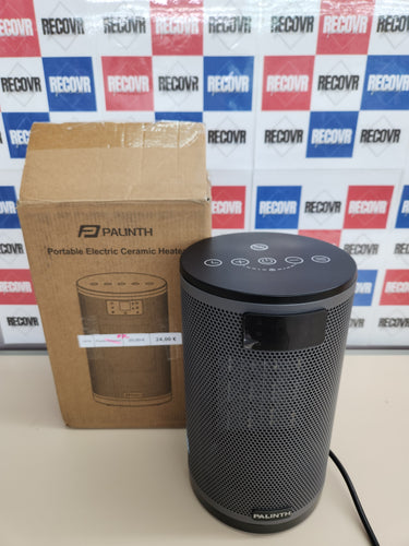 Calefactor Cerámico Silencioso Bajo Consumo, Temporizador de 8H, Modo Eco y Ventilador, Calentador Cerámico PTC de 1500W Rápido y Seguro para Oficina Dormitorio CasaPALINTH